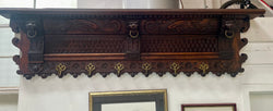 Stunning French Carved Oak Wall Hat Rack | Antique & Vintage | Moonee Ponds Antiques | Australia Wide Delivery