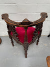19th Century Upholstered Italian Corner Chair | Antique & Vintage | Moonee Ponds Antiques | Australia Wide Delivery