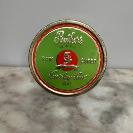 Rare Butlers Australian Made Rum Cured Curley Cut Toobacco Tin