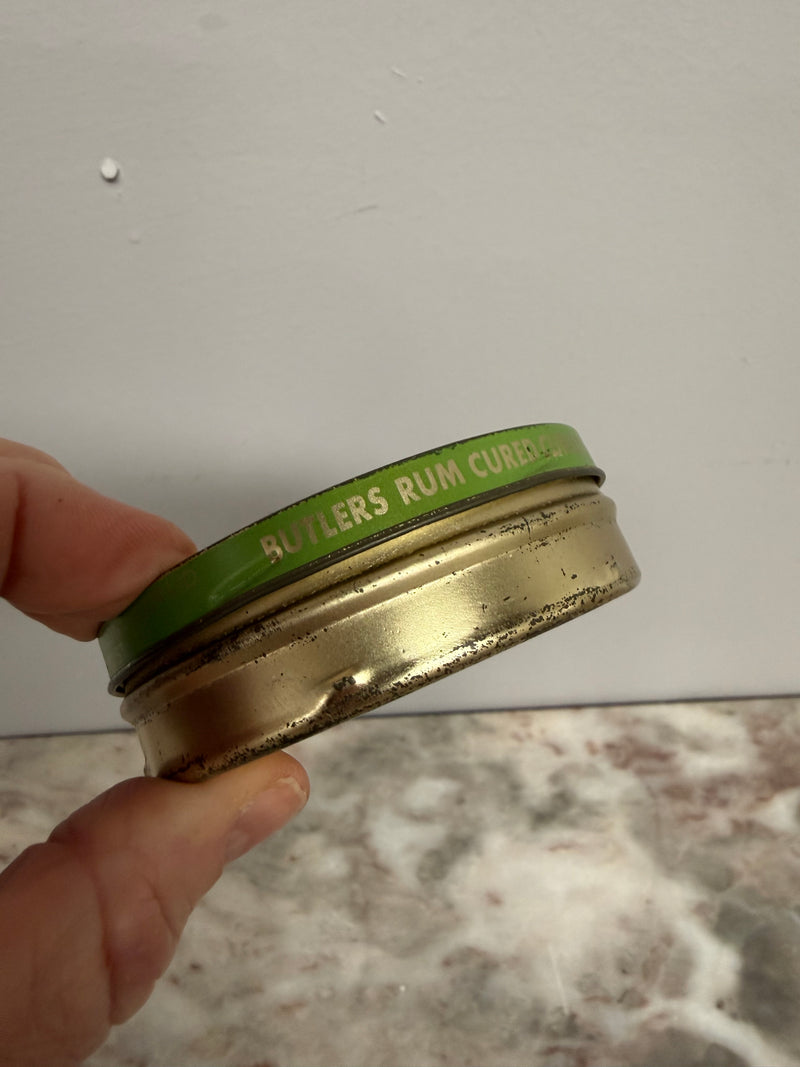 Rare Butlers Australian Made Rum Cured Curley Cut Toobacco Tin