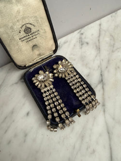 Pair Of Vintage Rhinestone Earring | Antique & Vintage | Moonee Ponds Antiques | Australia Wide Delivery