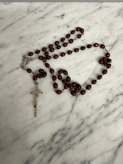 Vintage Red Tiger Eye Rosary Beads | Antique & Vintage | Moonee Ponds Antiques | Australia Wide Delivery