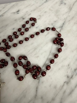Vintage Red Tiger Eye Rosary Beads | Antique & Vintage | Moonee Ponds Antiques | Australia Wide Delivery