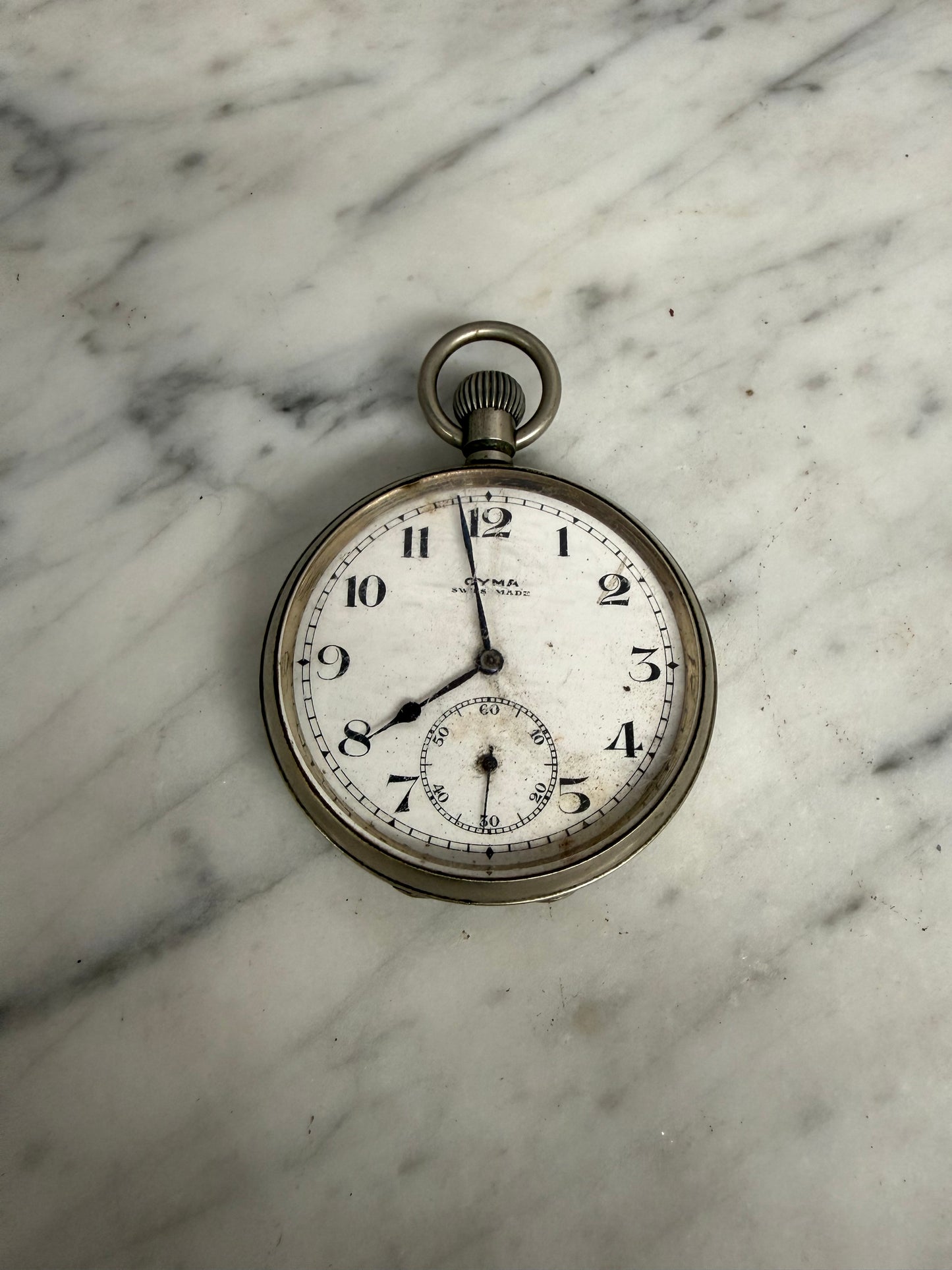 Early 20th Cent. Vintage "Cyma Pocket Watch.