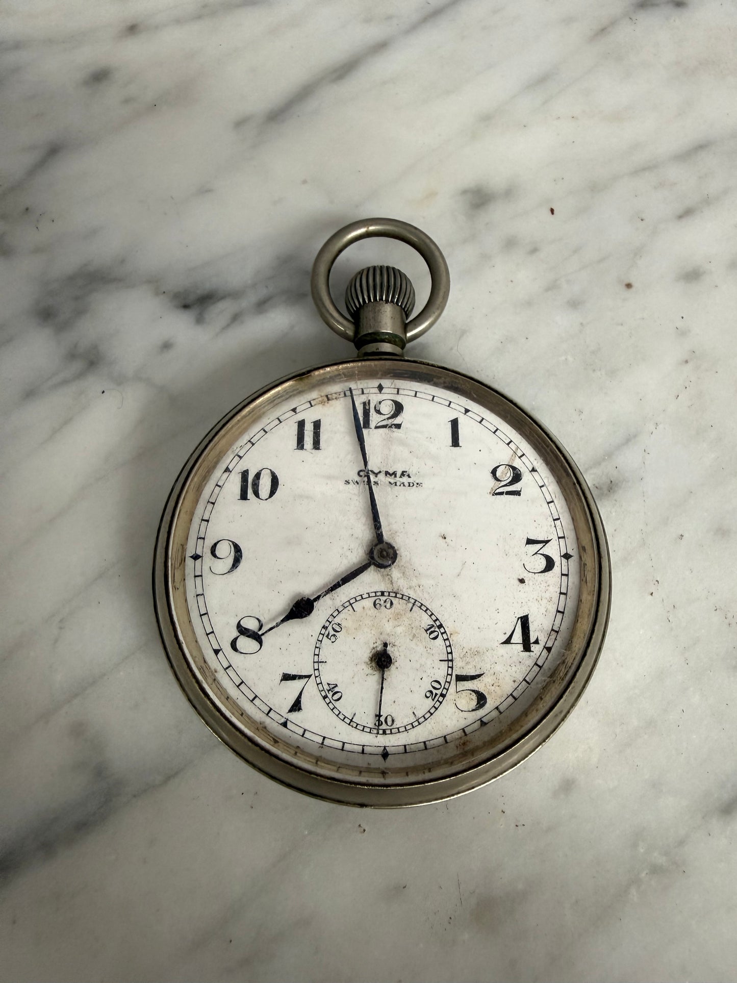 Early 20th Cent. Vintage "Cyma Pocket Watch.