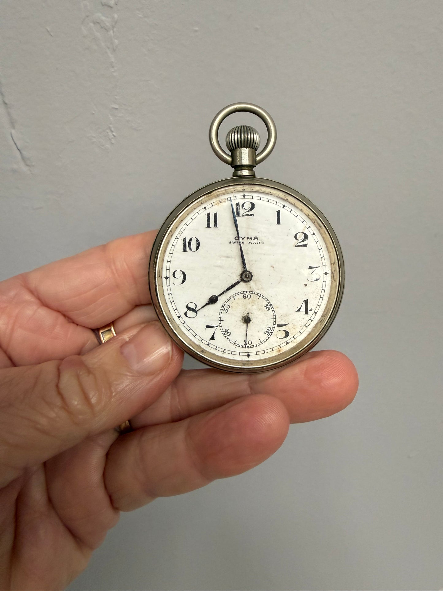 Early 20th Cent. Vintage "Cyma Pocket Watch.