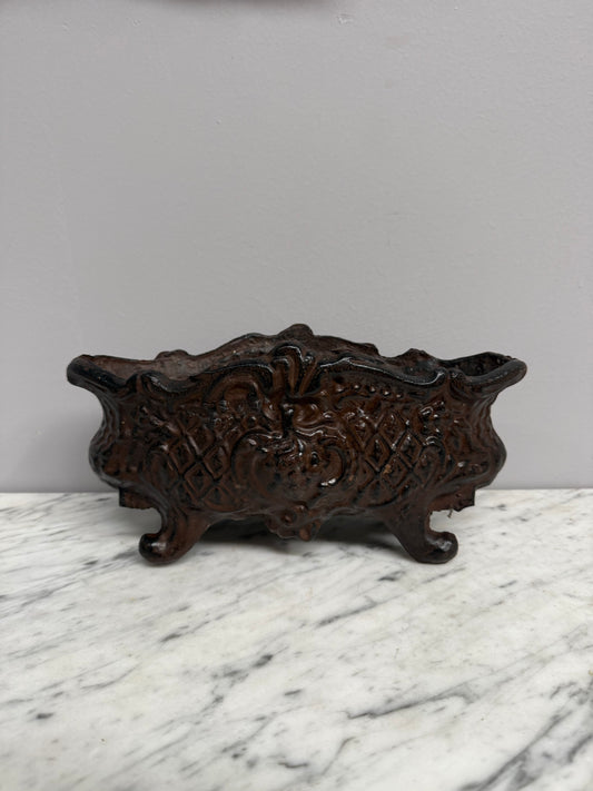 Antique French Cast Iron Planter