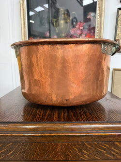 Antique French Copper & Wrought Iron Handmade Preserve Pan/Cauldron | Antique & Vintage | Moonee Ponds Antiques | Australia Wide Delivery