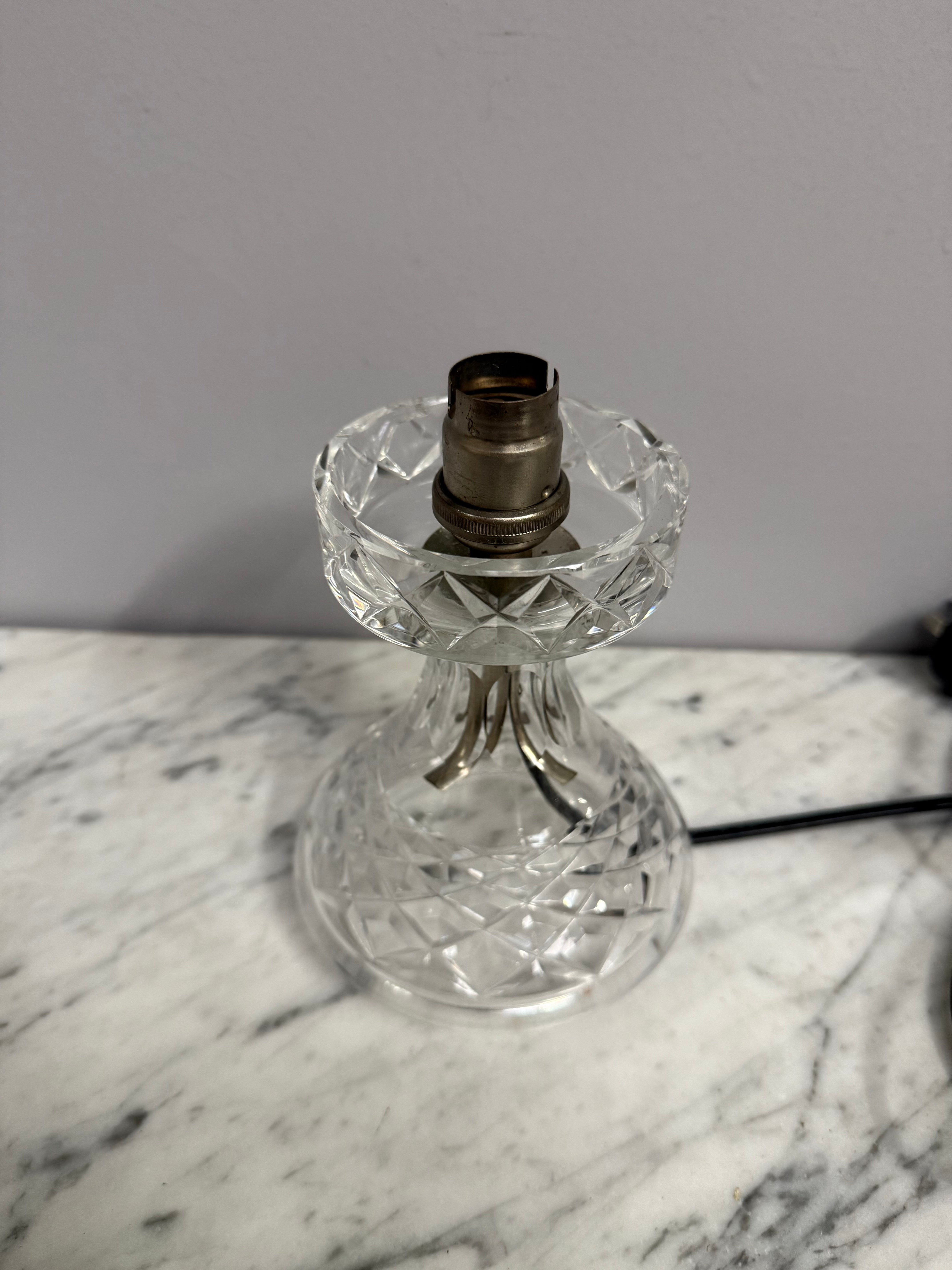 Charming Vintage Crystal Lamp | Antique & Vintage | Moonee Ponds Antiques | Australia Wide