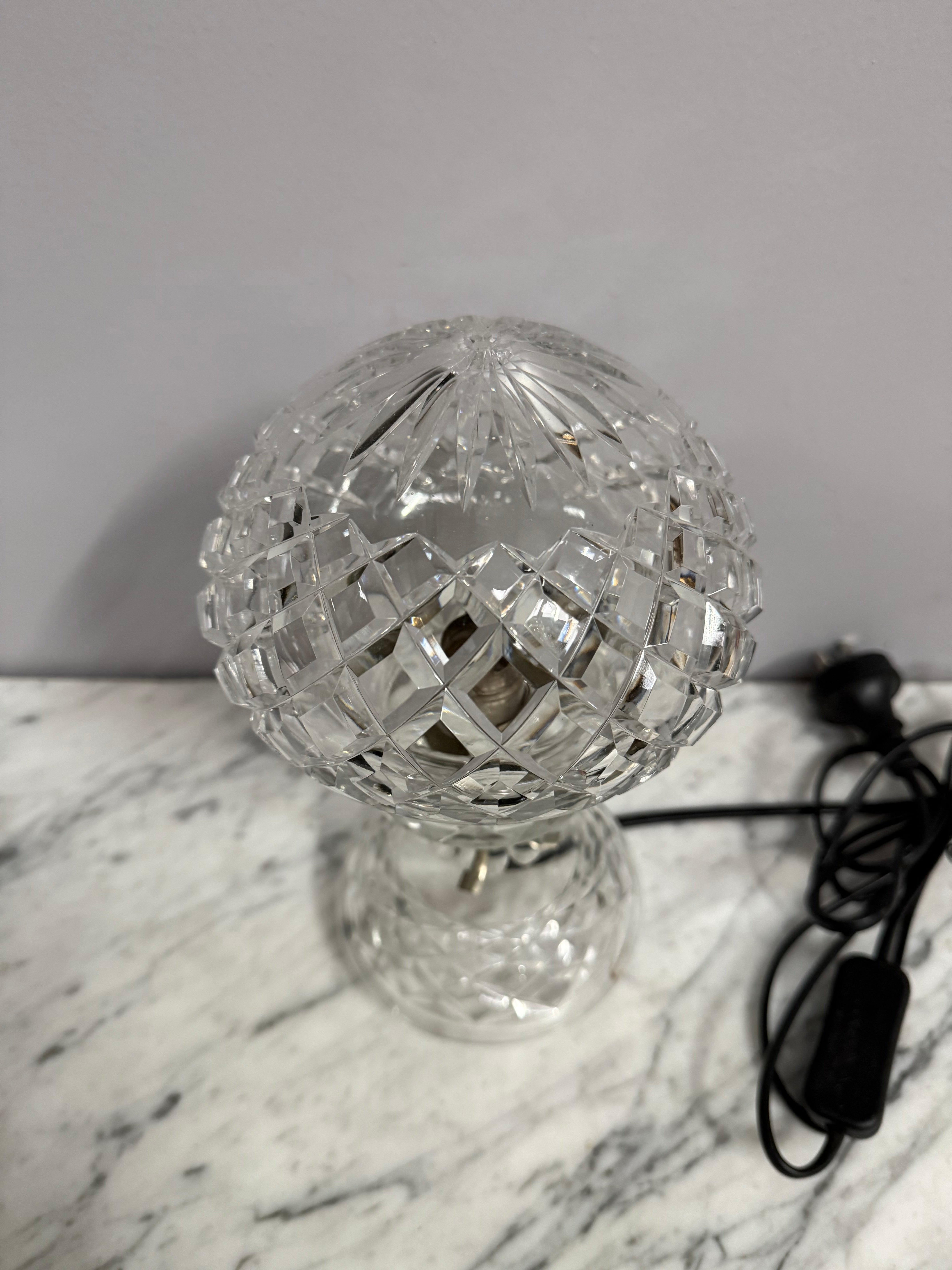 Charming Vintage Crystal Lamp | Antique & Vintage | Moonee Ponds Antiques | Australia Wide