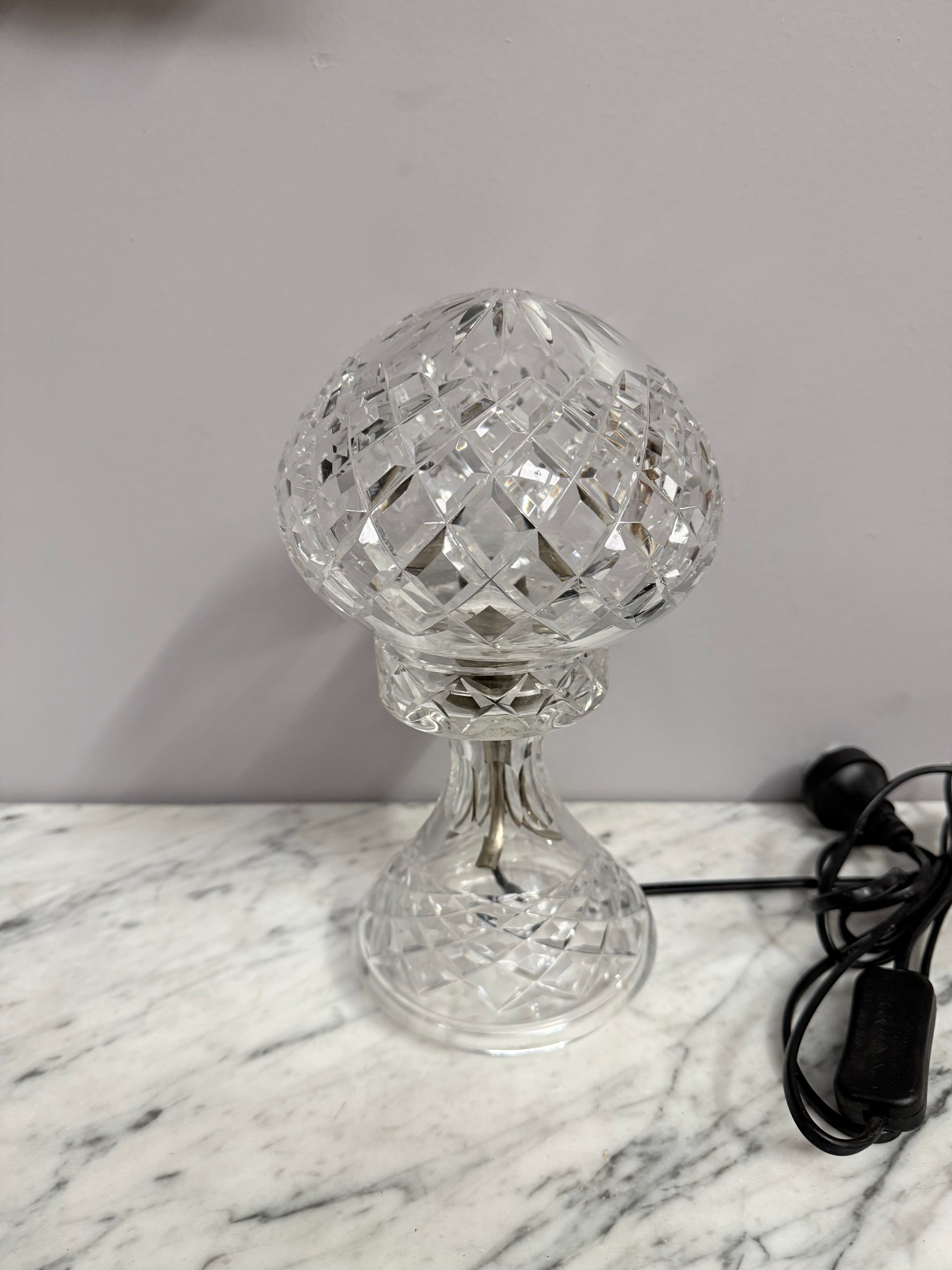 Charming Vintage Crystal Lamp | Antique & Vintage | Moonee Ponds Antiques | Australia Wide