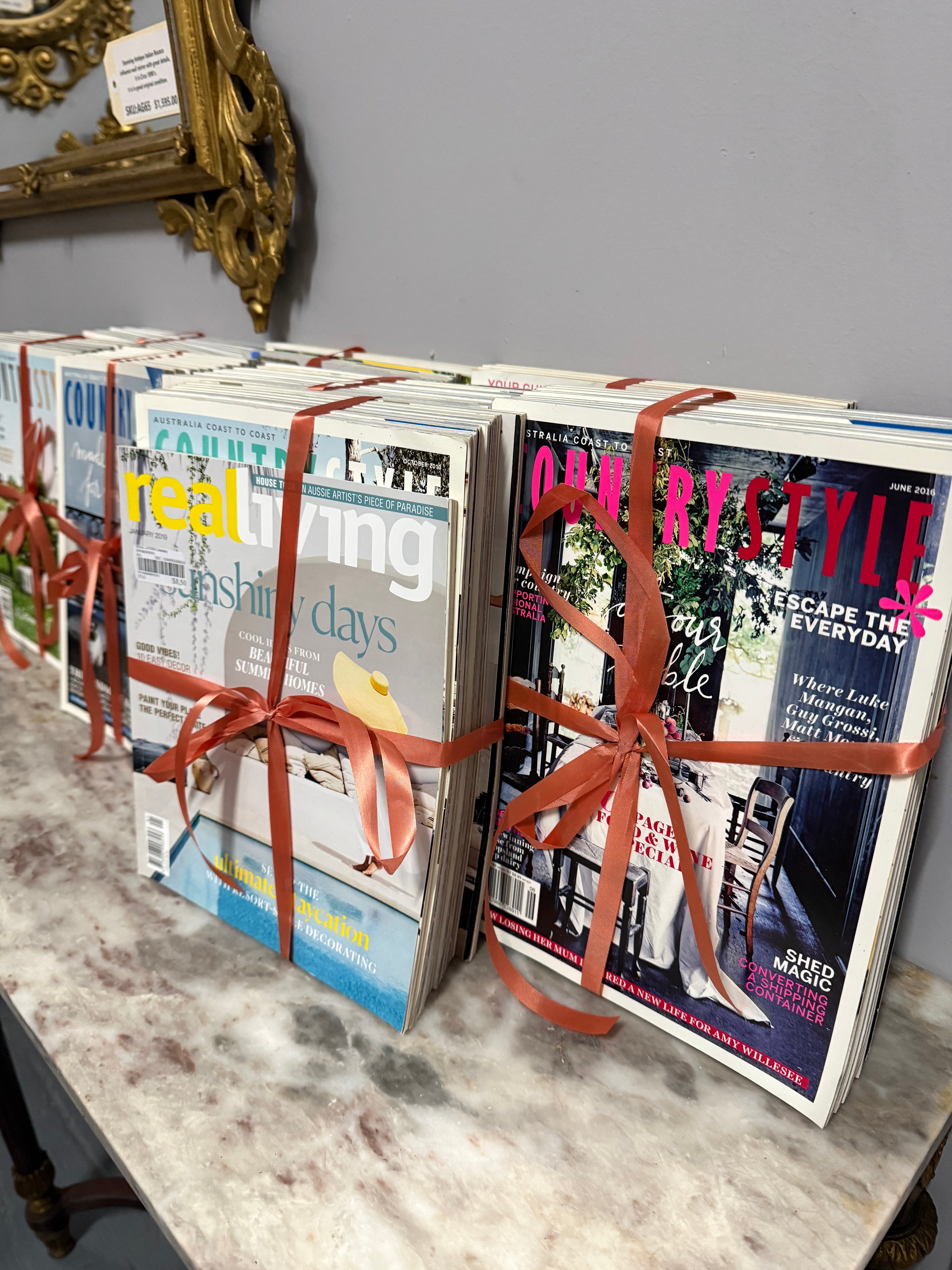 Assorted Bundle of Home & Styling Magazines