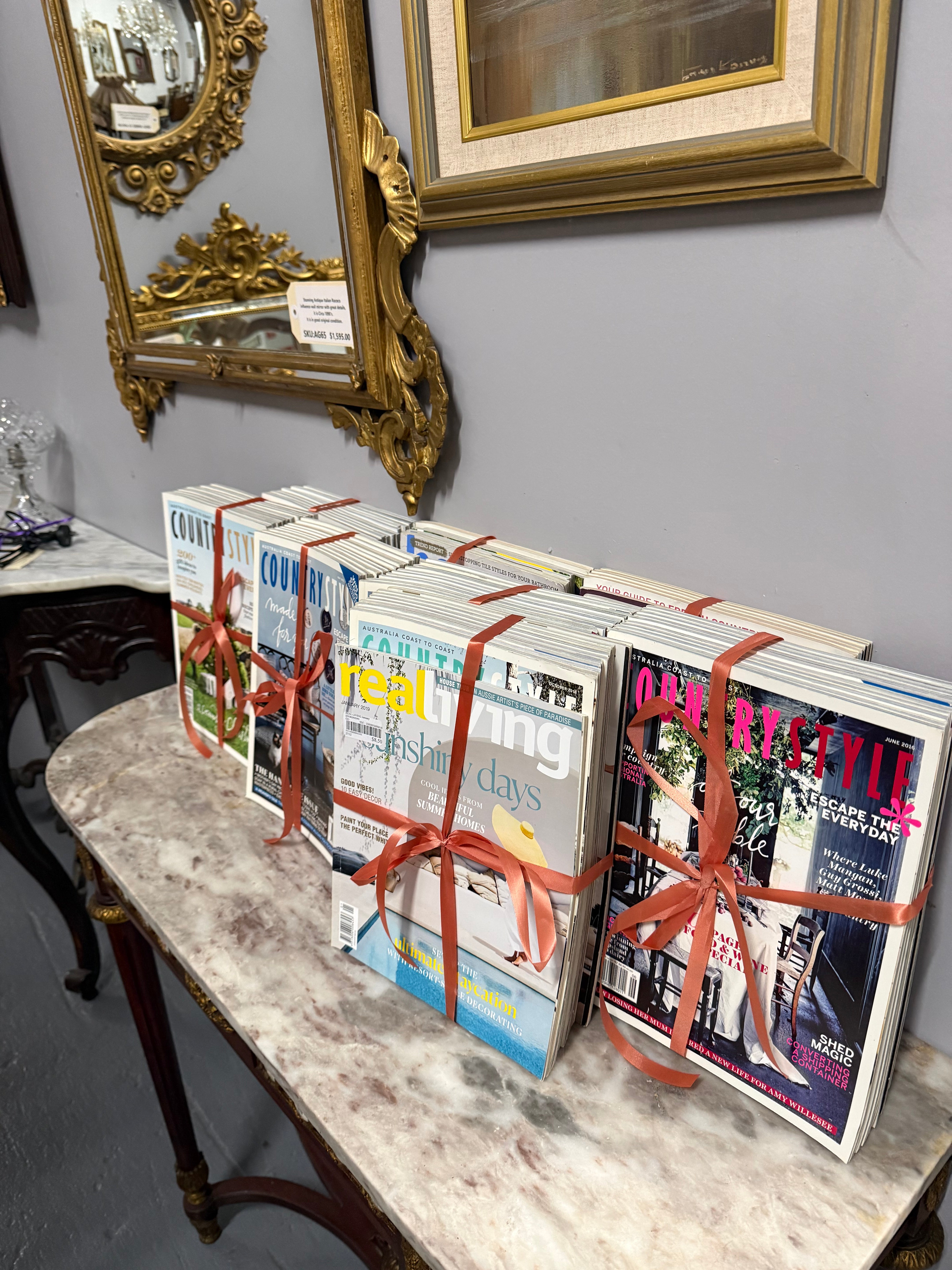 Assorted Bundle of Home & Styling Magazines