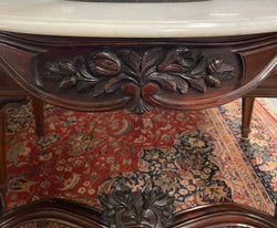 Louis XV Style 19th Century French Rosewood Marble Top Console Table | Antique & Vintage | Moonee Ponds Antiques | Australia Wide Delivery
