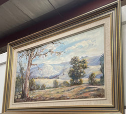 Original Landscape Painting by Richard Herzog | Antique & Vintage | Moonee Ponds Antiques | Australia Wide Delivery