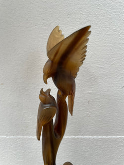 Vintage Chinese Horn Bird Carving | Antique & Vintage | Moonee Ponds Antiques | Australia Wide Delivery