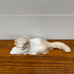 Nao by Lladro Persian Reclining Cat Figurine