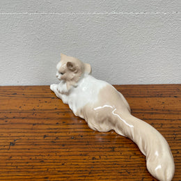 Nao by Lladro Persian Reclining Cat Figurine