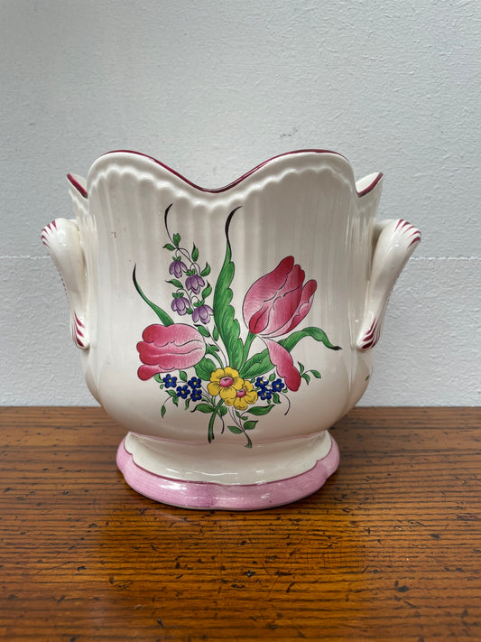 French Faience Majolica Jardiniere