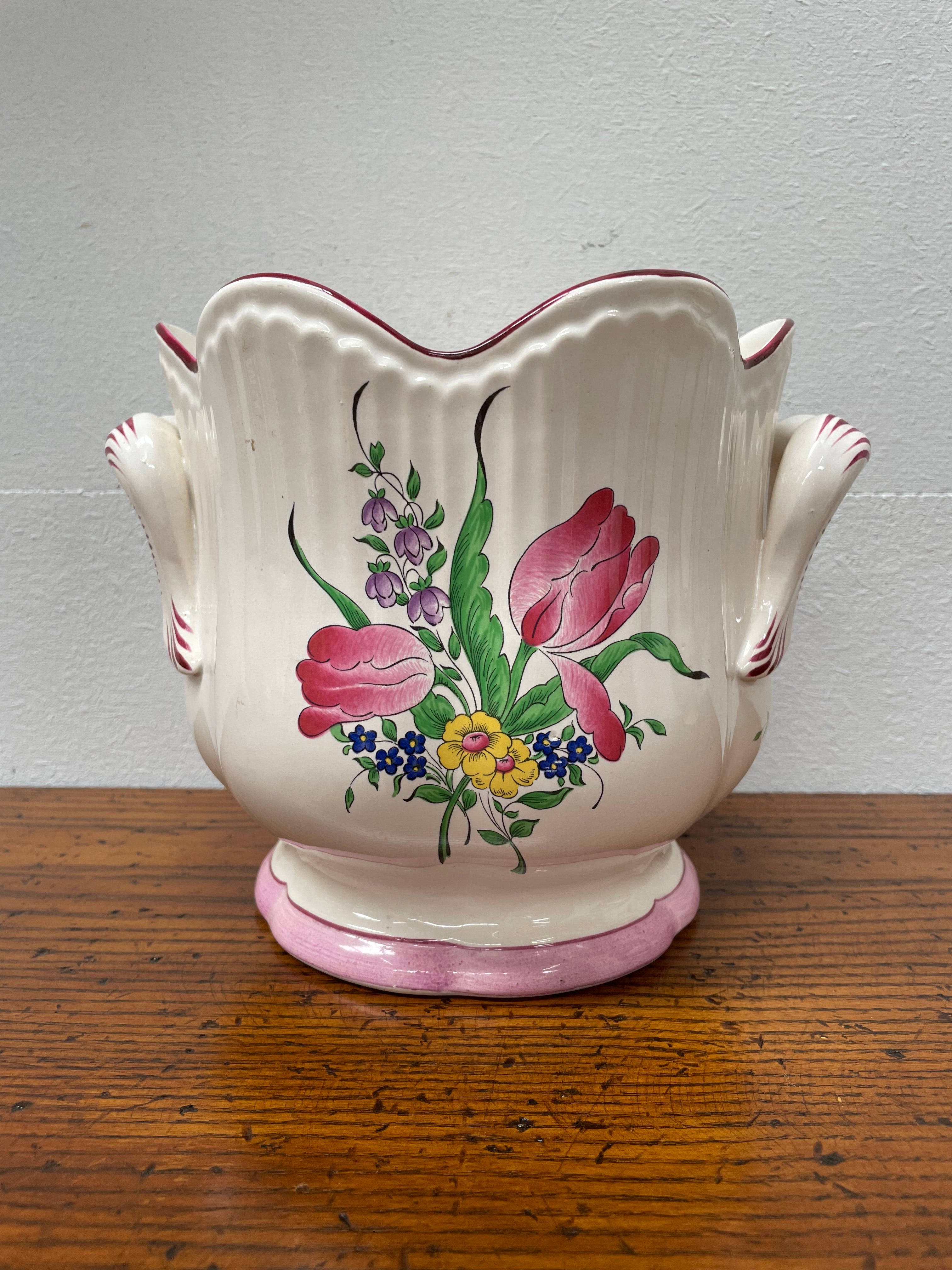 French Faience Majolica Jardiniere | Antique & Vintage | Moonee Ponds Antiques | Australia Wide Delivery