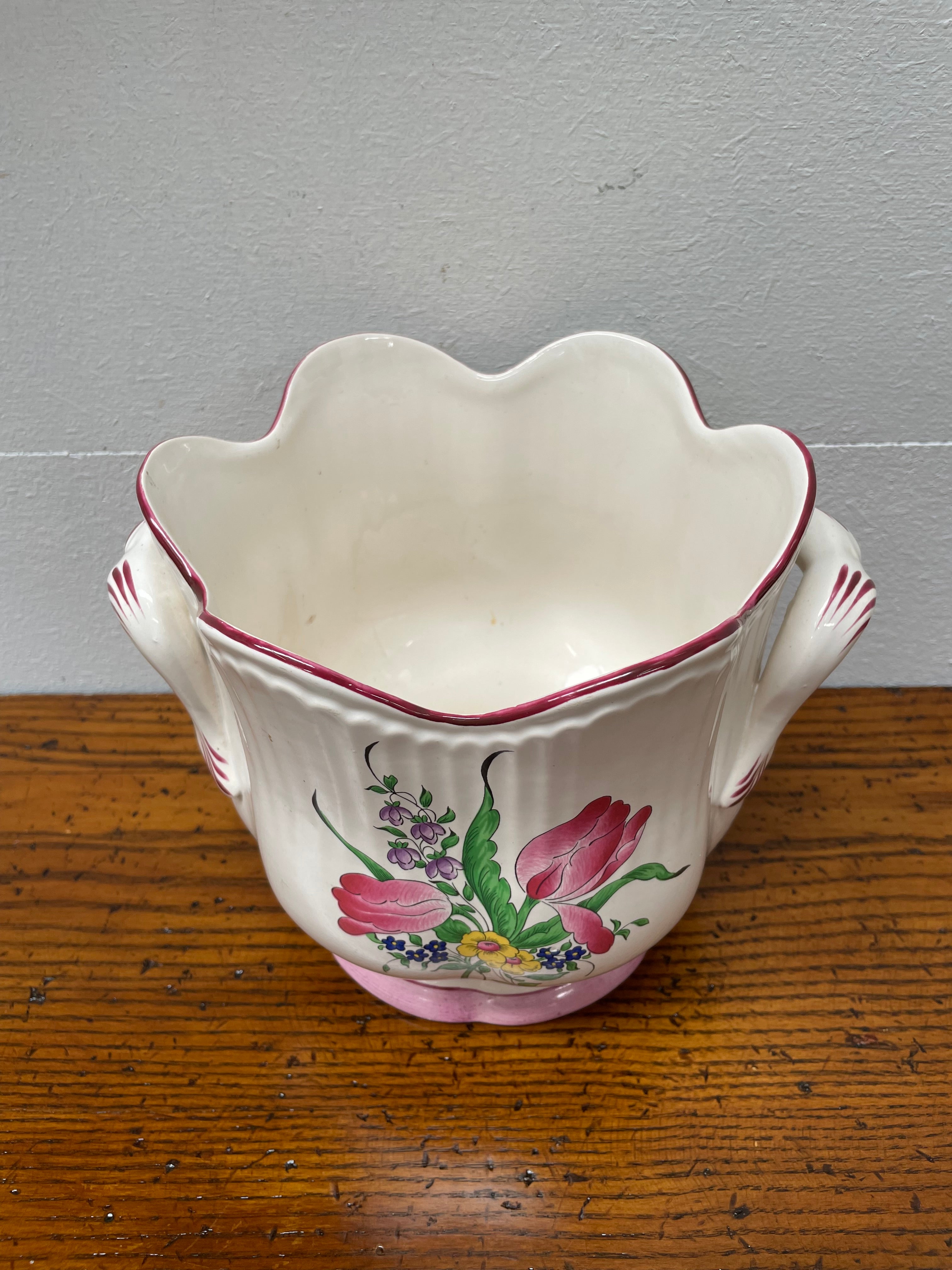 French Faience Majolica Jardiniere | Antique & Vintage | Moonee Ponds Antiques | Australia Wide Delivery