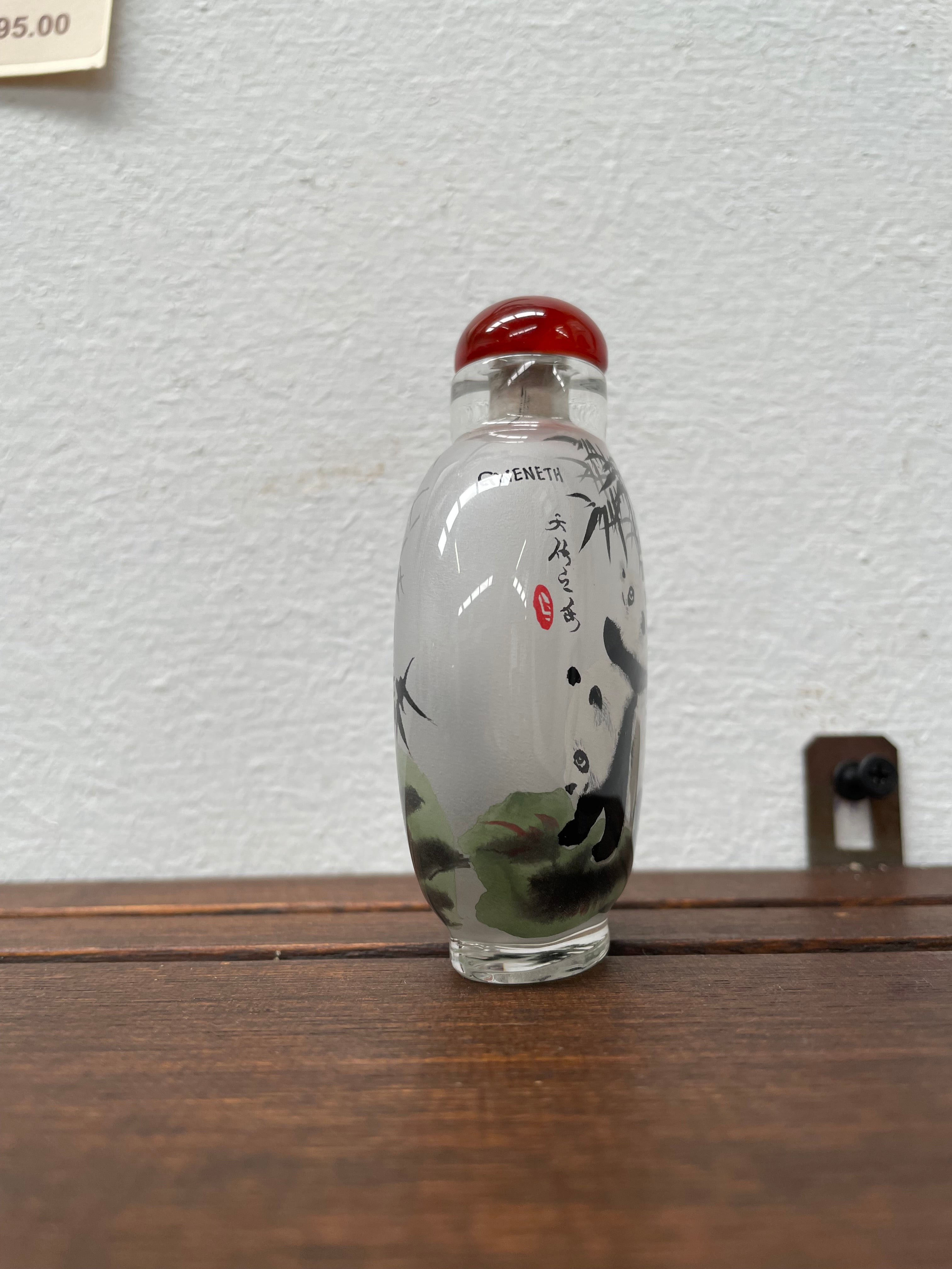 Hand Painted Vintage Chinese Snuff Bottles Featuring Panda's | Antique & Vintage | Moonee Ponds Antiques | Australia Wide Delivery