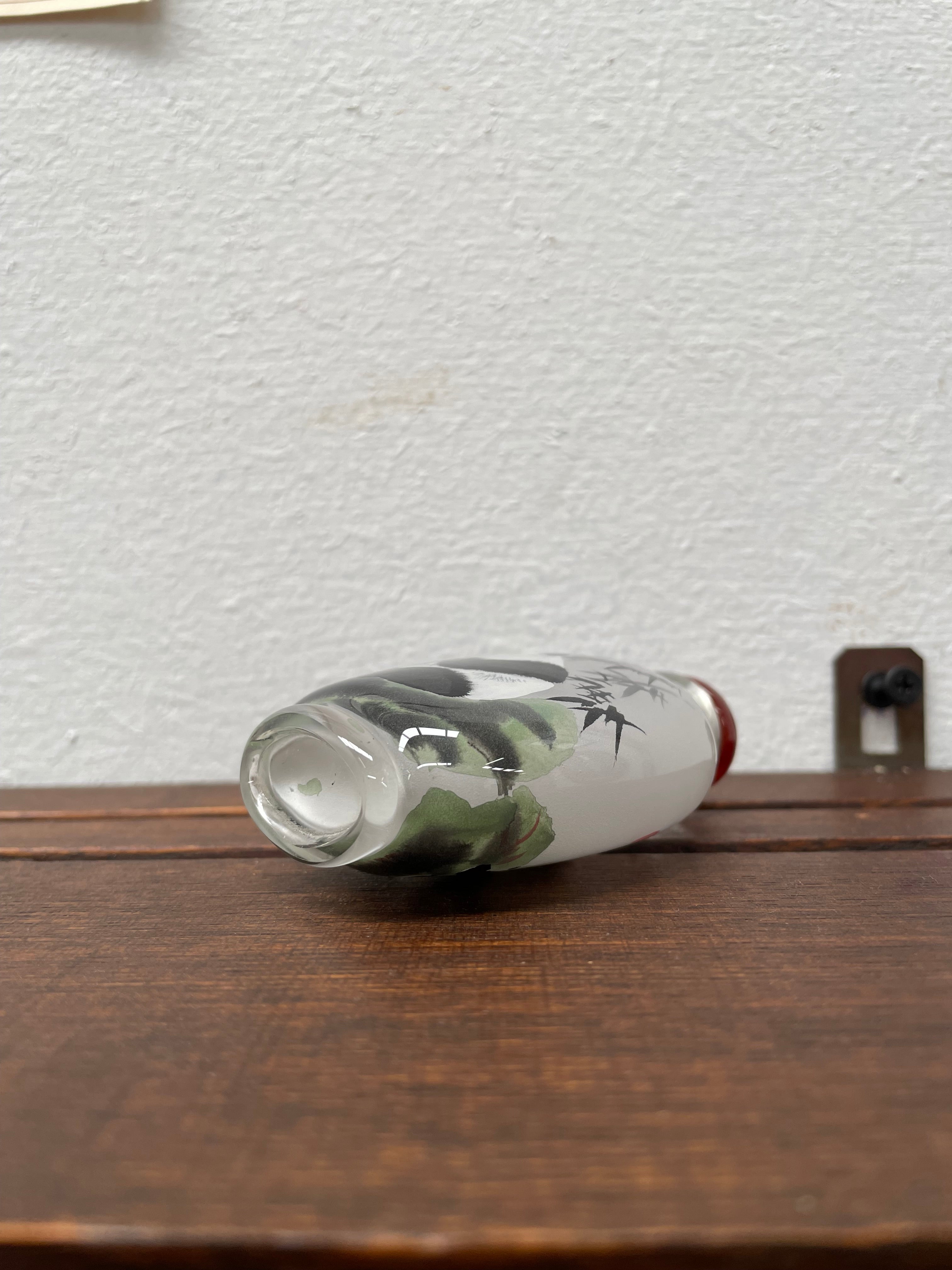 Hand Painted Vintage Chinese Snuff Bottles Featuring Panda's | Antique & Vintage | Moonee Ponds Antiques | Australia Wide Delivery