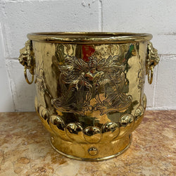 Impressive Large Antique Polished Brass Jardiniere | Antique & Vintage | Moonee Ponds Antiques | Australia Wide Delivery