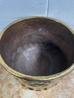 Impressive Large Antique Polished Brass Jardiniere | Antique & Vintage | Moonee Ponds Antiques | Australia Wide Delivery