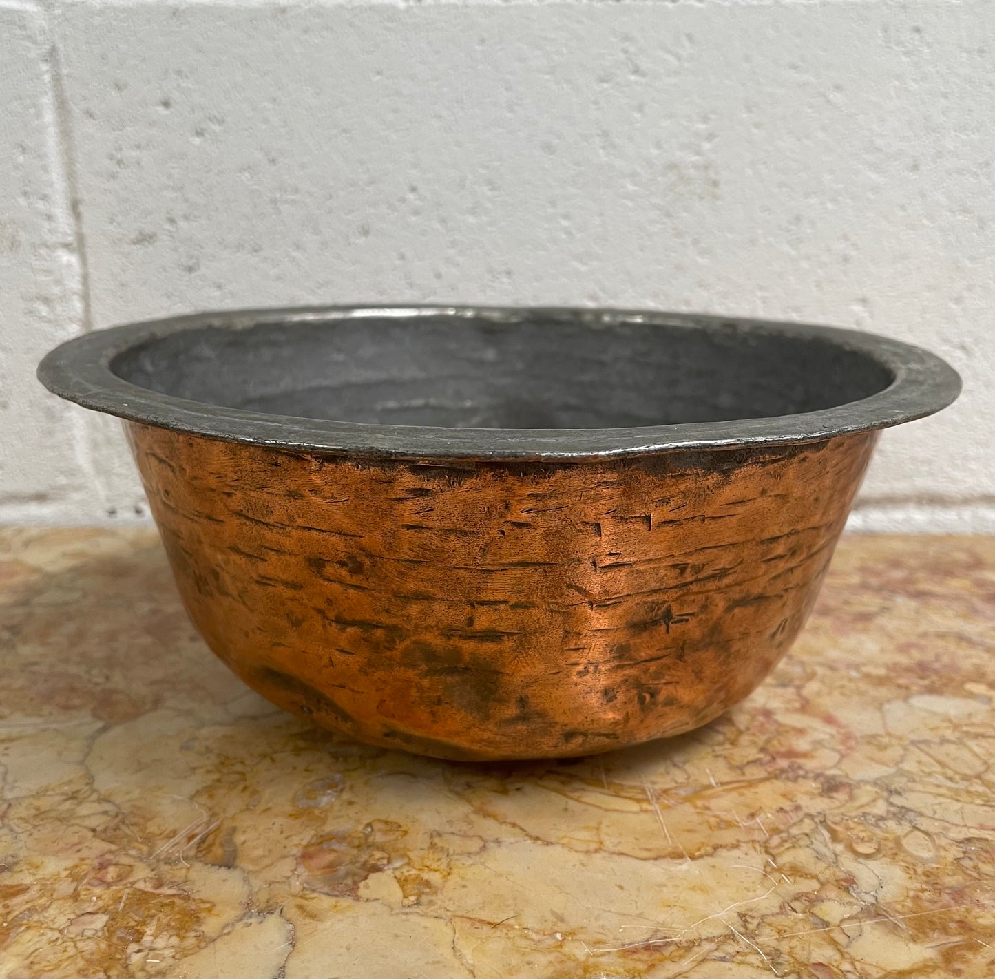 19th Century Persian Copper Bowl