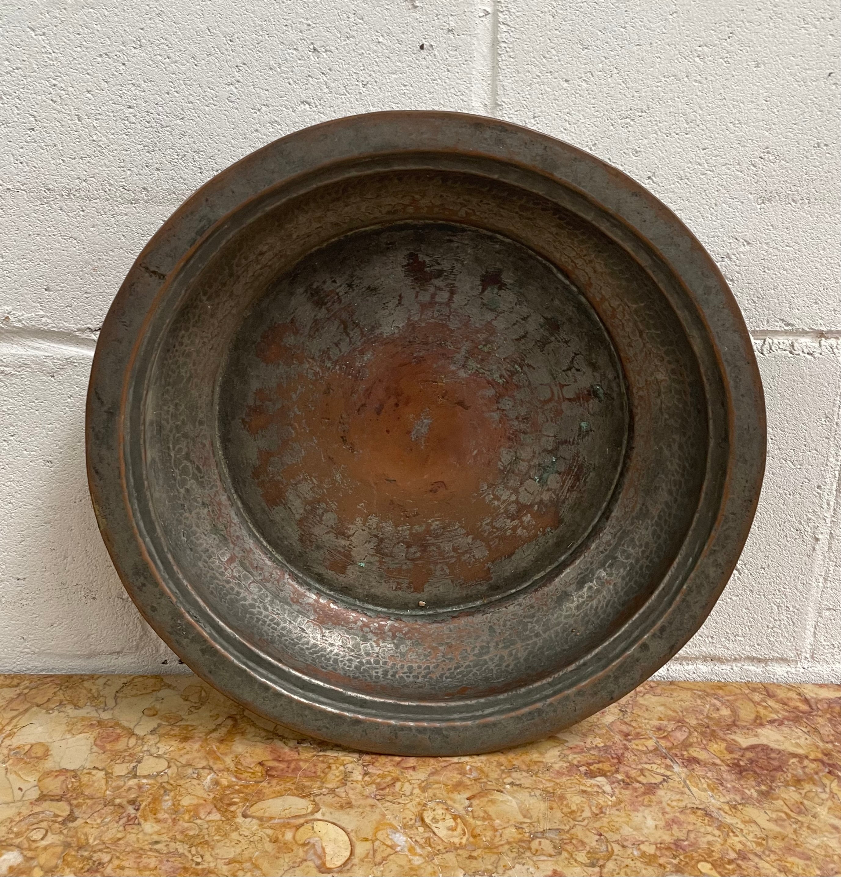 Antique Persian Hand Beaten Copper Bowl | Antique & Vintage | Moonee Ponds Antiques | Australia Wide Delivery