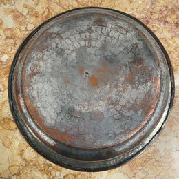 Antique Persian Hand Beaten Copper Bowl