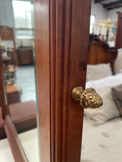 French Louis XVI Style Walnut Mirror & Drawers | Antique & Vintage | Moonee Ponds Antiques | Australia Wide Delivery