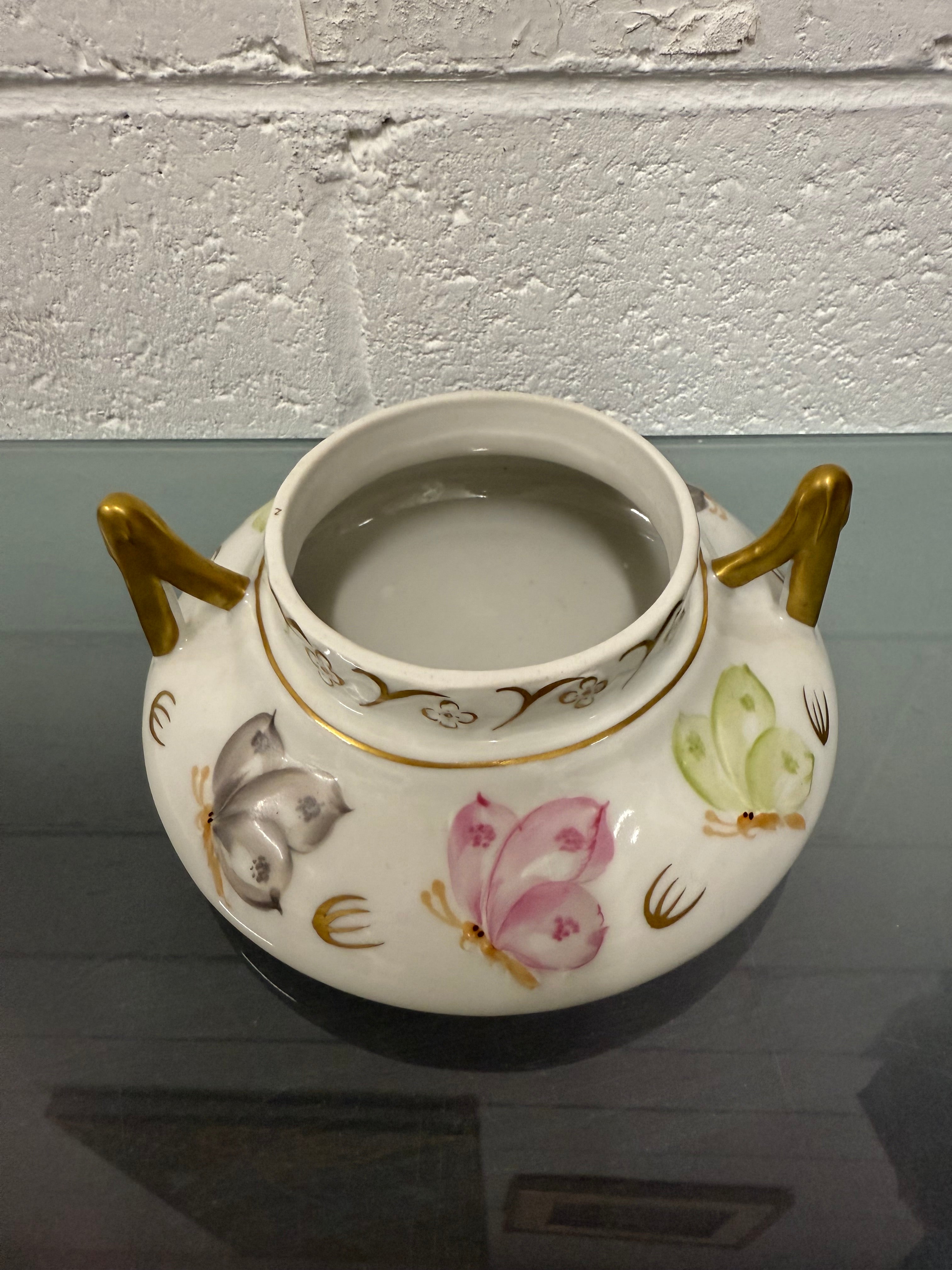 Stunning Dresden PMP Porzellan Art Deco Bowl & Lid | Antique & Vintage | Moonee Ponds Antiques | Australia Wide Delivery