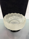 Art Deco Frosted Float Vase With Standing Lady On Black Base | Antique & Vintage | Moonee Ponds Antiques | Australia Wide Delivery