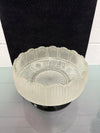 Art Deco Frosted Float Vase With Standing Lady On Black Base | Antique & Vintage | Moonee Ponds Antiques | Australia Wide Delivery