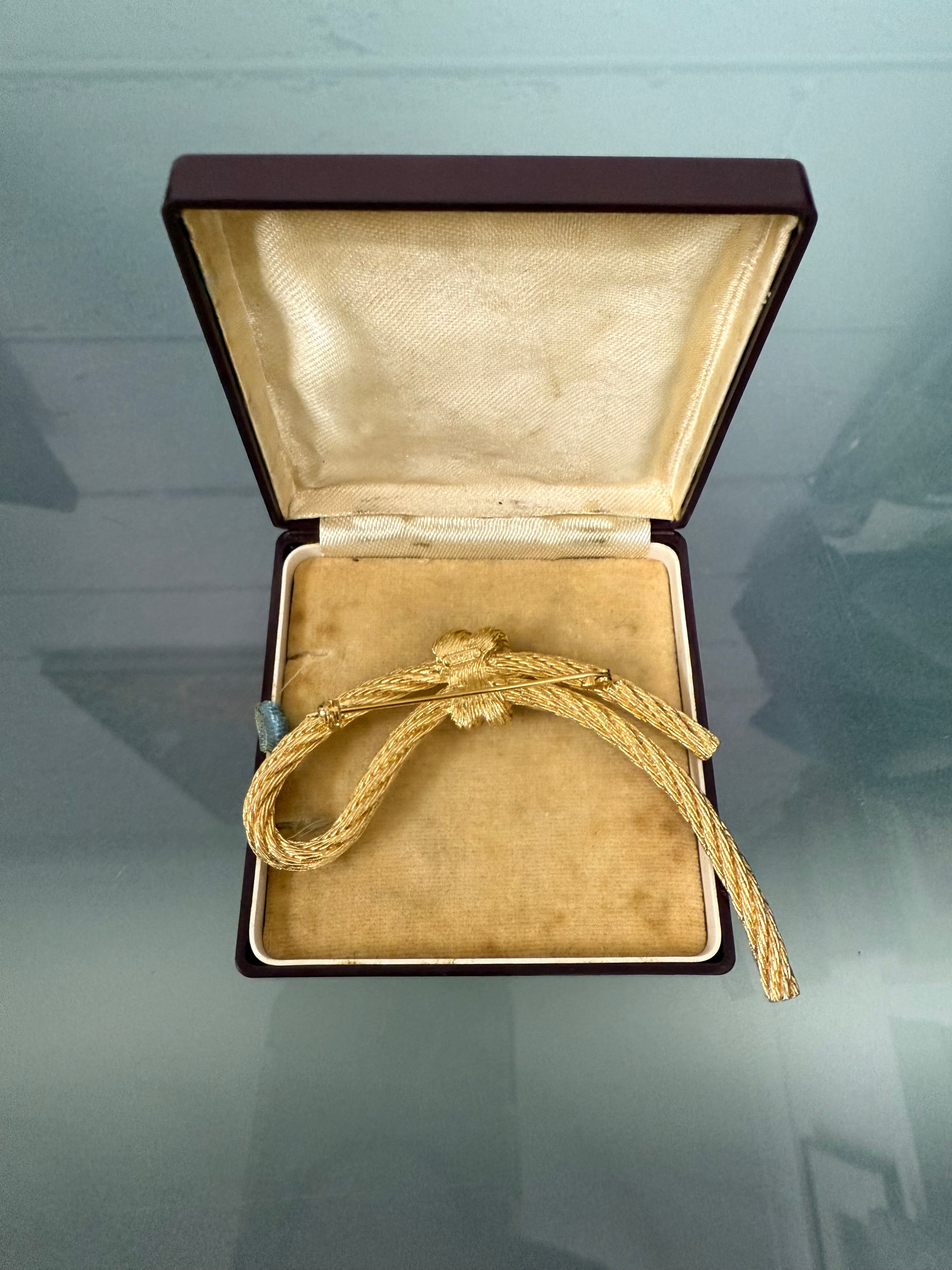 Vintage Christian Dior Rope Knot Gilded Brooch | Antique & Vintage | Moonee Ponds Antiques | Australia Wide Delivery