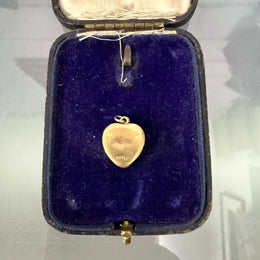 9ct Gold Lined Vintage Heart Locket