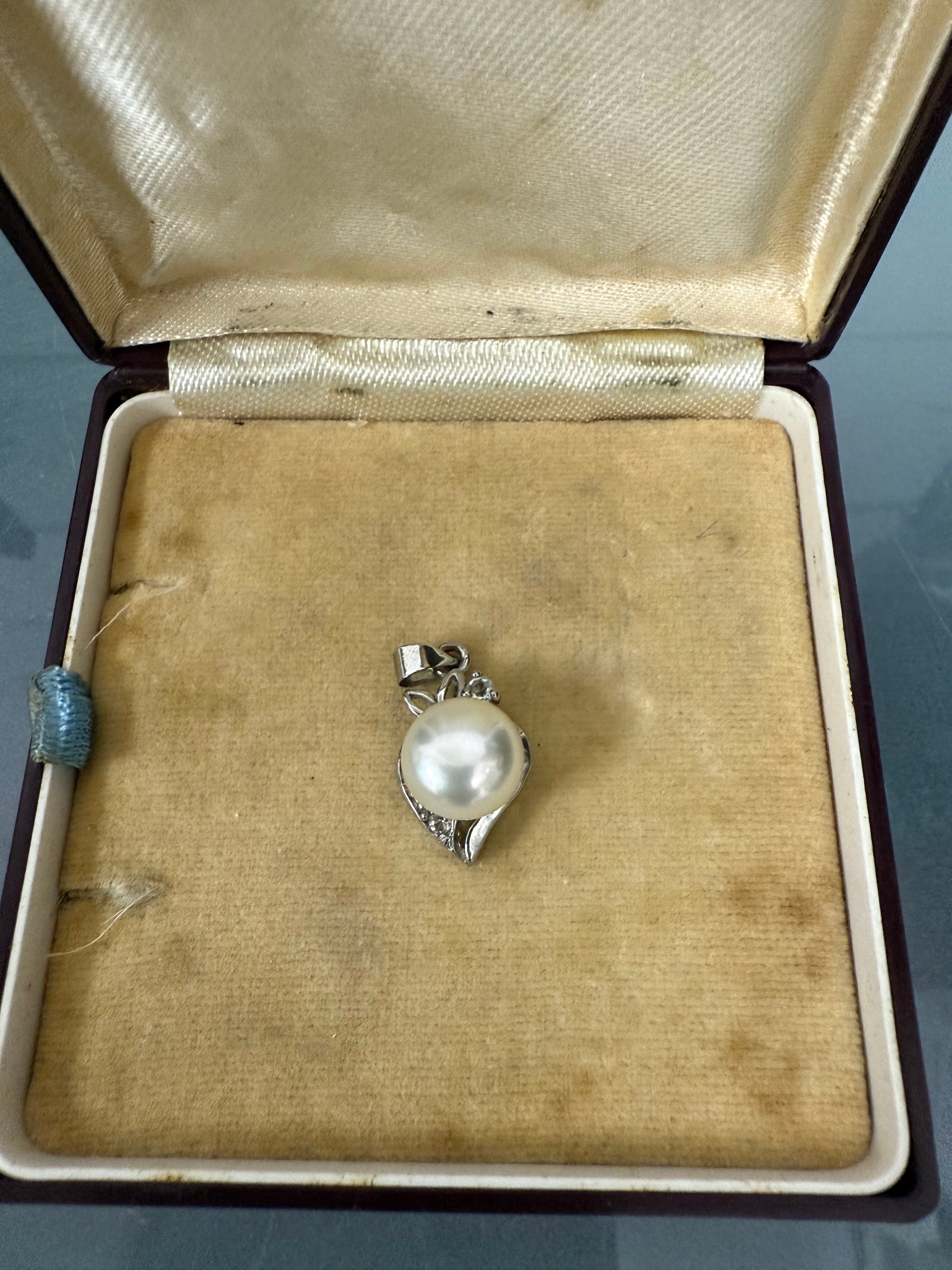 18K Gold Plated Natural Pearl Pendant | Antique & Vintage | Moonee Ponds Antiques | Australia Wide Delivery