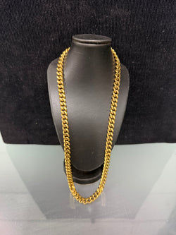 Vintage "Monet" Heavy Gold Plated Curb Link Neck Chain | Antique & Vintage | Moonee Ponds Antiques | Australia Wide Delivery