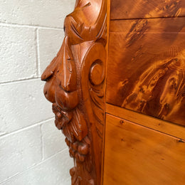 Antique Victorian Huon Pine Bedroom Suite Includes Dressing Table, Wardrobe & Chest of Drawers