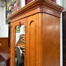 Antique Victorian Huon Pine Bedroom Suite Includes Dressing Table, Wardrobe & Chest of Drawers