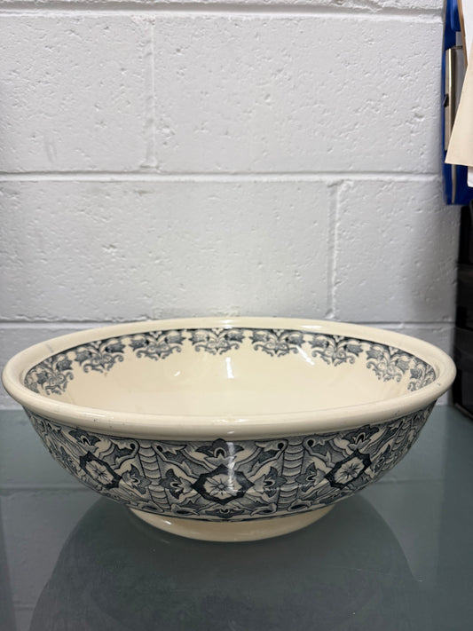 Antique Hand Painted Bowl Circa 1880's