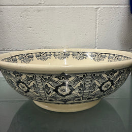 Antique Hand Painted Bowl Circa 1880's