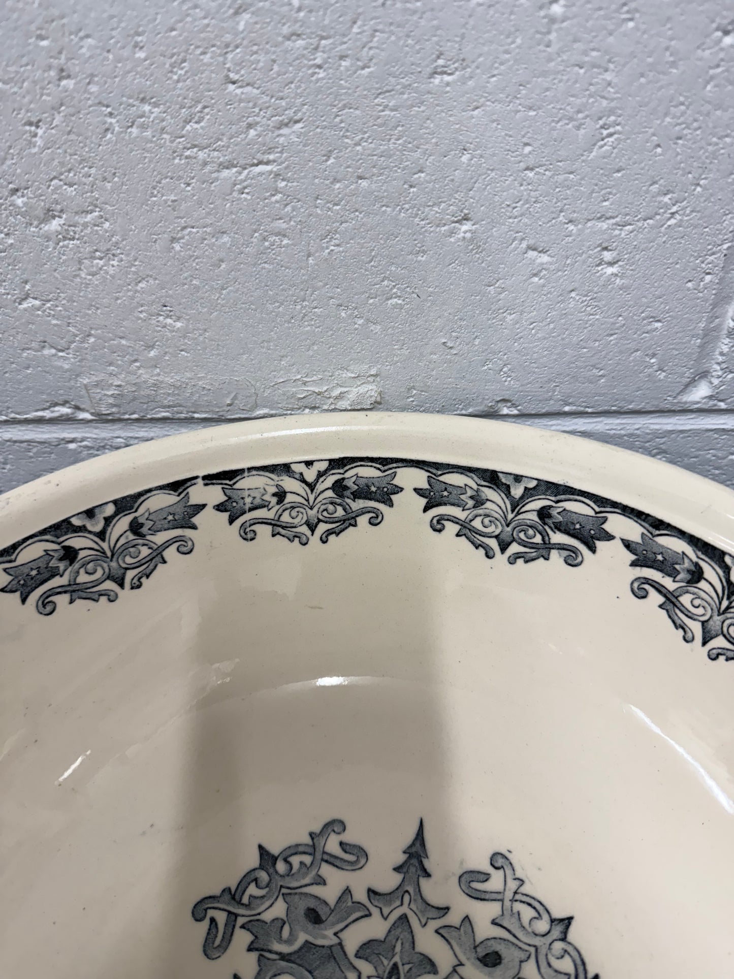Antique Hand Painted Bowl Circa 1880's