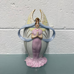 Art Nouveau Dresden PMP Style Vase Handpainted