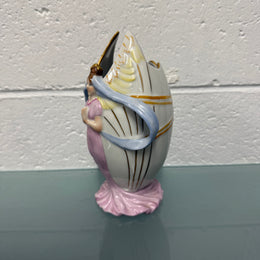 Art Nouveau Dresden PMP Style Vase Handpainted