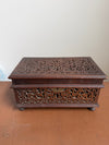 Antique French Walnut Open Work Trinket/Jewelery Box