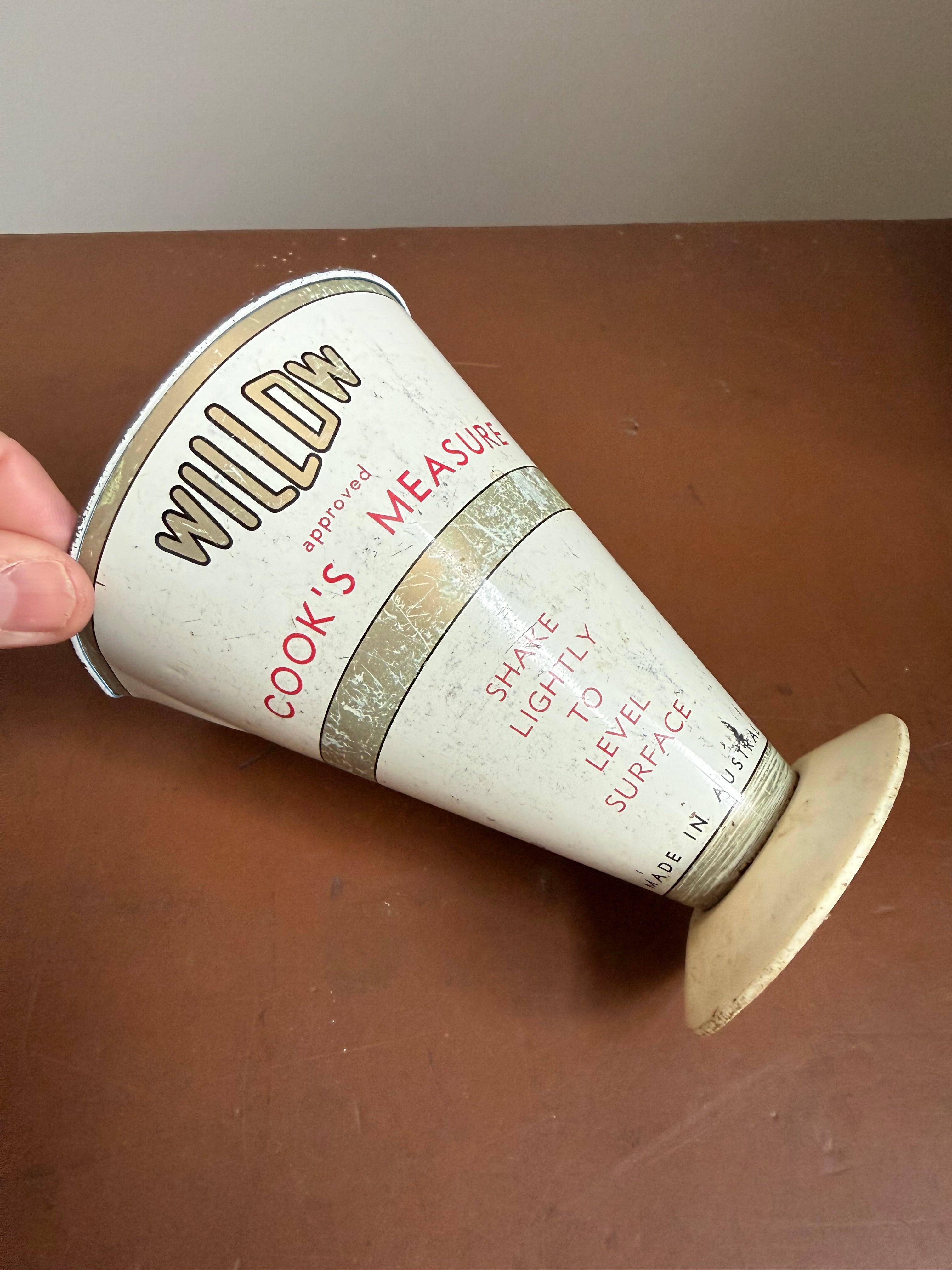 Vintage Willow Ware Cooks Measure