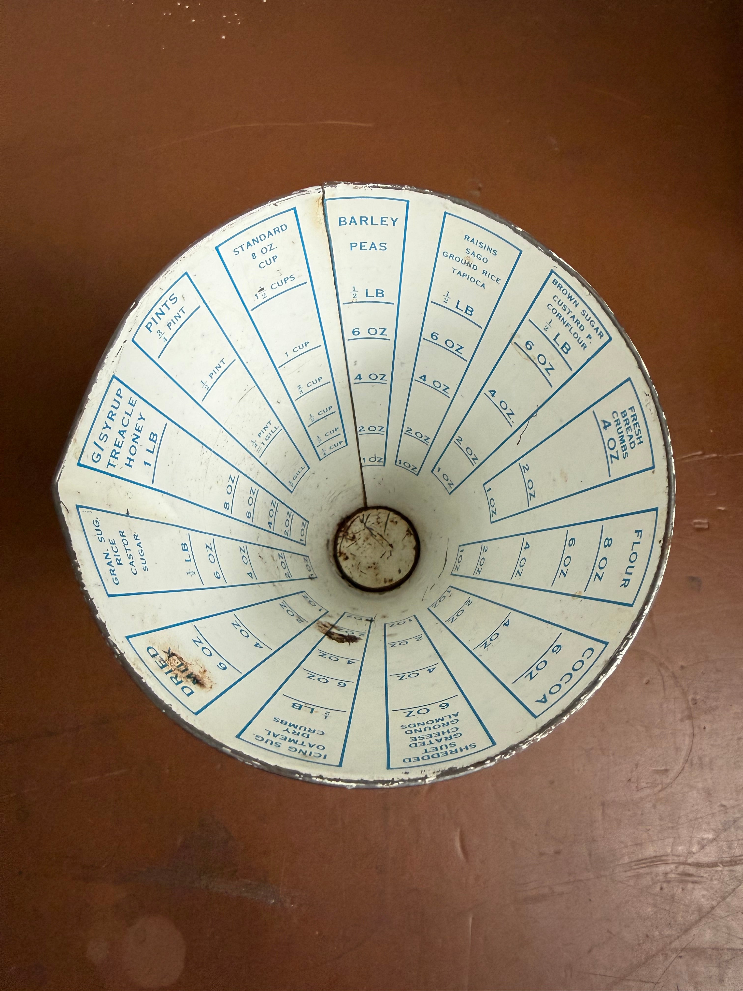 Vintage Willow Ware Cooks Measure